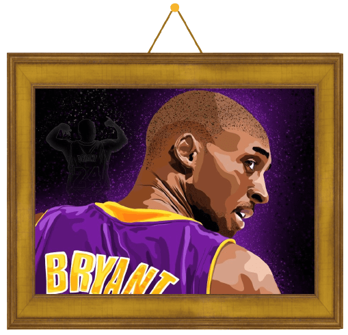 Kobe Bryant painting